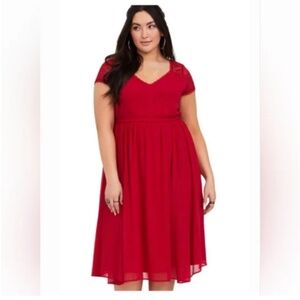 Red torrid dress